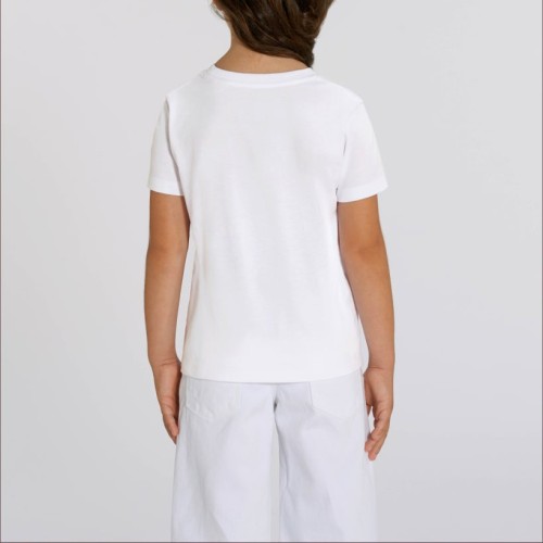 T-shirt bianca Bambina